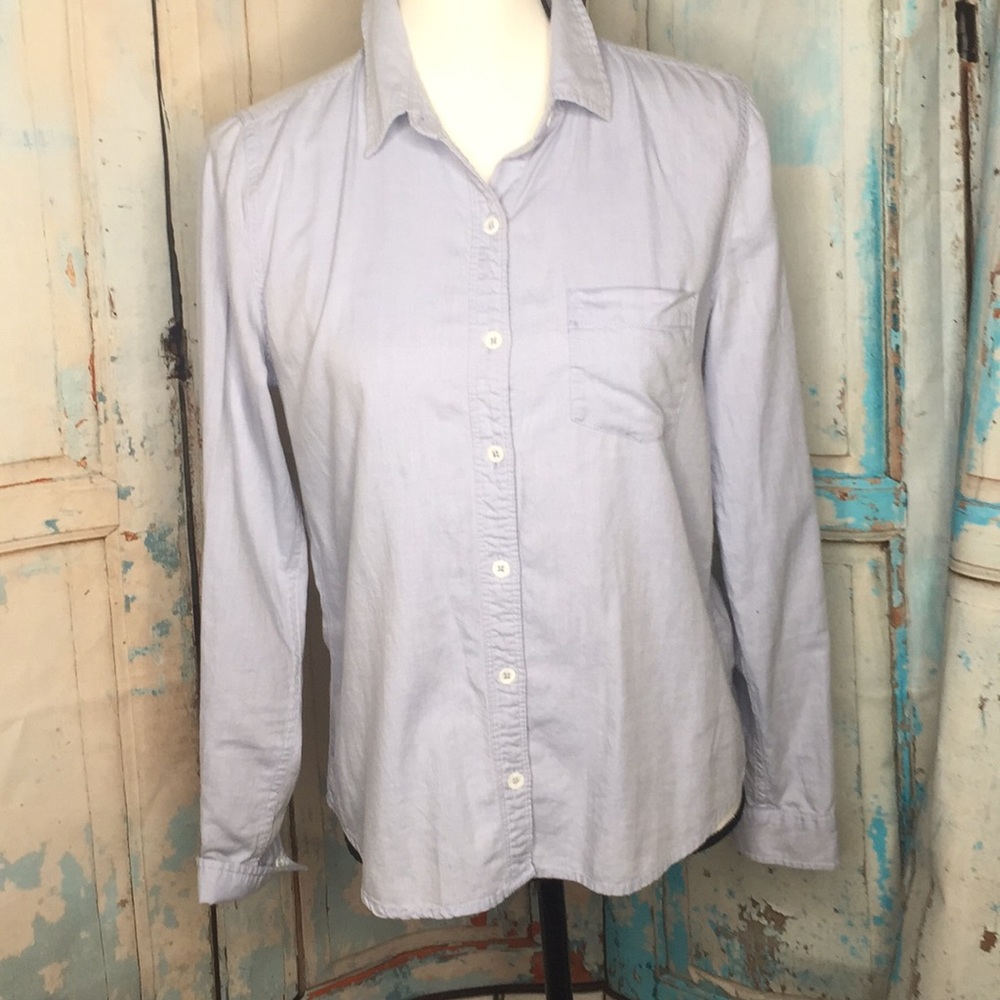 Light blue long sleeve button up